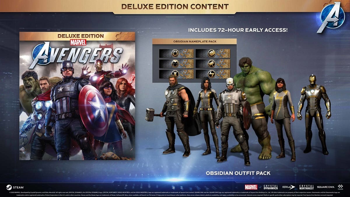 Marvels Avengers Deluxe Edition min - سی دی کی اشتراکی Marvel's Avengers Deluxe Edition