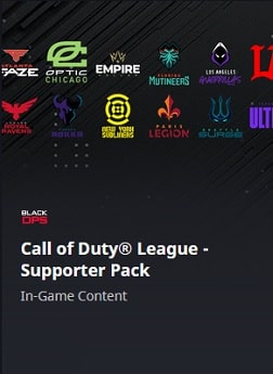 سی دی کی اورجینال  Call of Duty BOCW Call of Duty League Supporter Pack