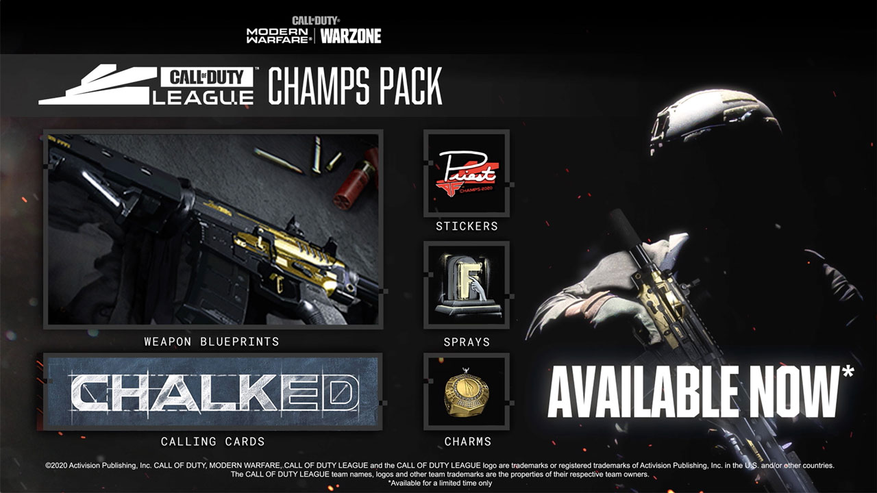 Call of Duty League Champs 2021 Pack pc 1 - خرید پک اورجینال Call of Duty League - Champs 2021 Pack