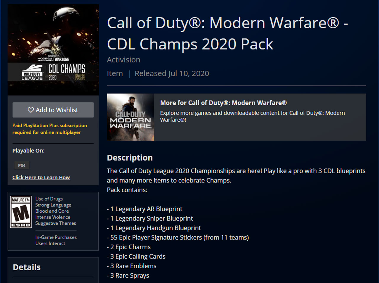 Call of Duty League Champs 2021 Pack pc 2 - خرید پک اورجینال Call of Duty League - Champs 2021 Pack