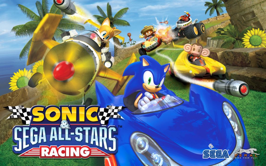 Sonic SEGA All Stars Racing pc 2 - سی دی کی اورجینال Sonic &amp; Sega All-Stars Racing