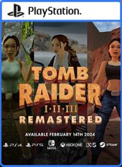 اکانت ظرفیتی قانونی Tomb Raider I-III Remastered برای PS4 و PS5