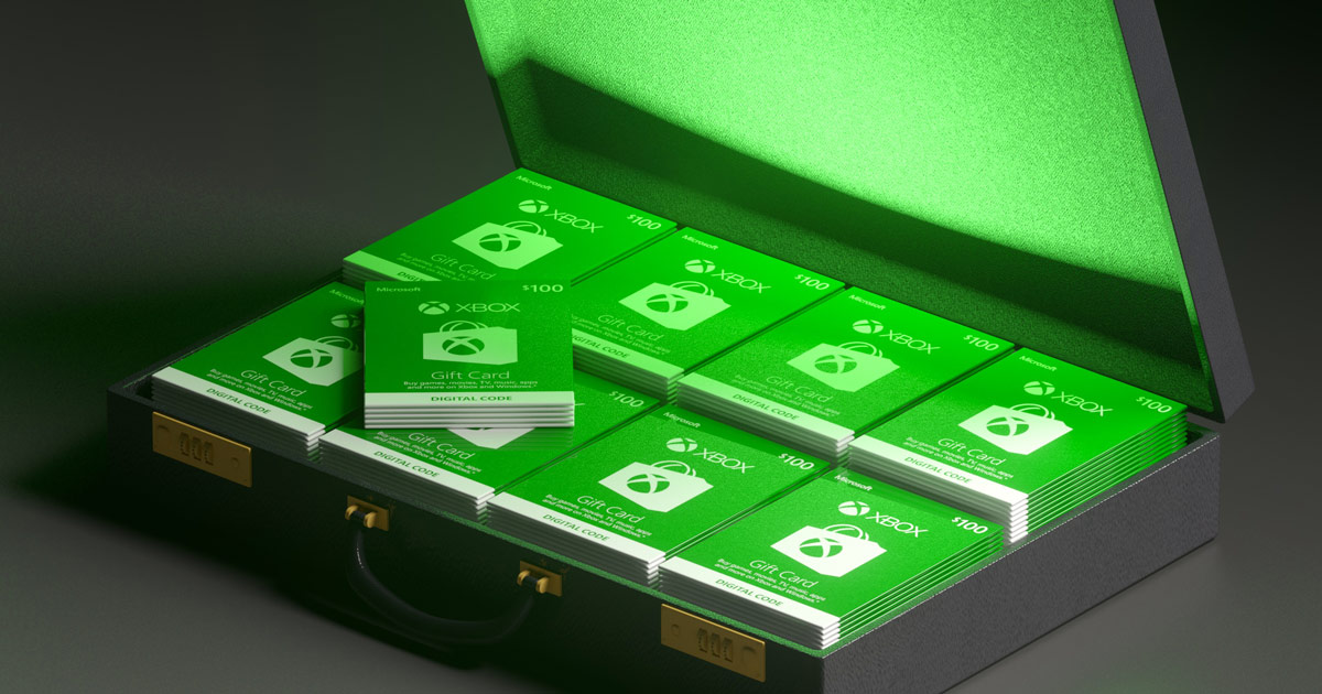 1x 1 - خرید گیفت کارت Xbox Gift Card ترکیه