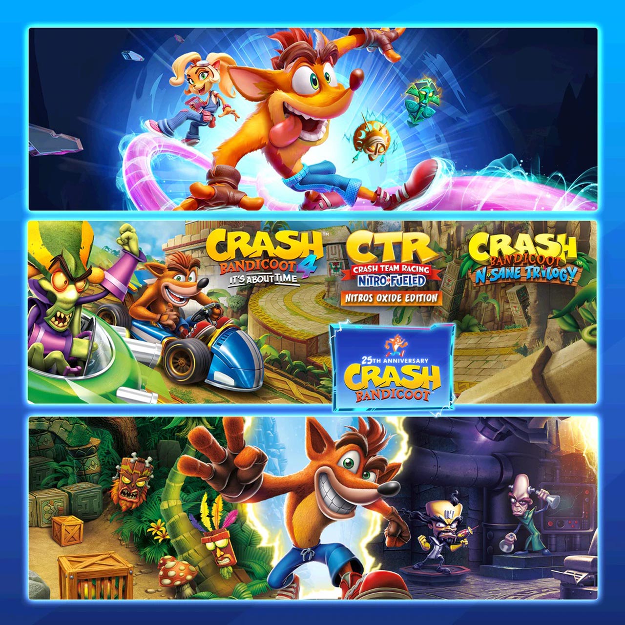 Crash Bandicoot bundle xbox 8 - اکانت ظرفیتی قانونی Crash Bandicoot crashiversary bundle برای PS4 و PS5