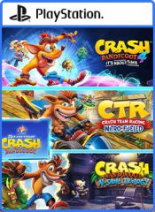 اکانت ظرفیتی قانونی Crash Bandicoot crashiversary bundle برای PS4 و PS5
