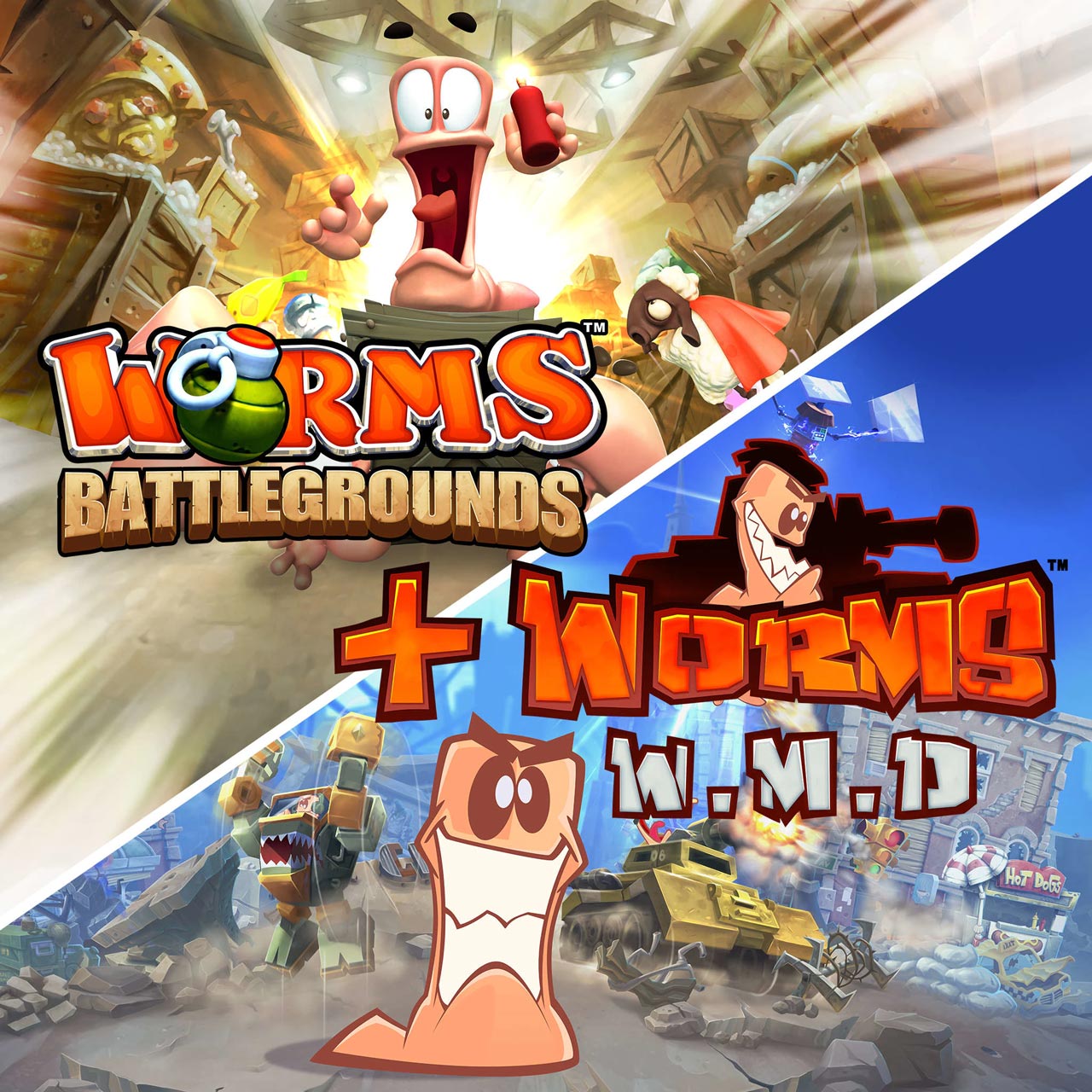 Worms Battlegrounds Worms W.M.D 6 - خرید بازی worms battlegrounds Worms W.M.D برای Xbox