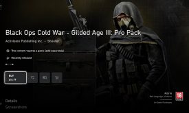 اکانت ظرفیتی قانونی Black Ops Cold War Gilded Age III Pro Pack برای PS4 و PS5