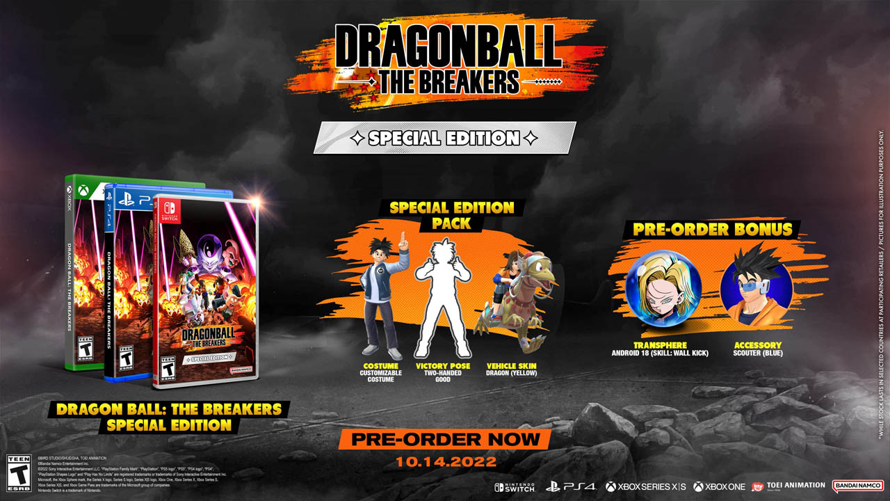 Dragon Ball The Breakers Cell Shell Edition PS4 - Steelbook Collector - Neuf Scellé