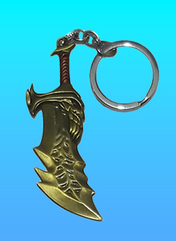 خرید جا کلیدی فلزی god of war طرح شمشیر کریتوس 2