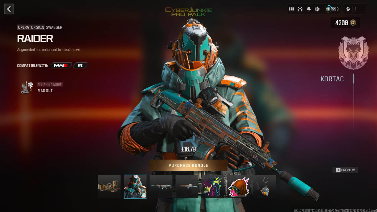 خرید بازی Call of Duty Cyberjunkie: Pro Pack برای PS4 و PS5